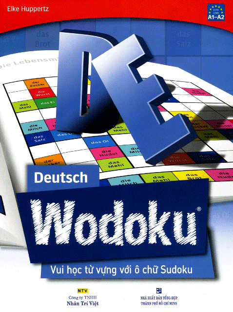 Lifestyle design[Xả Kho] Sách Deutsch Wodoku Vui Học Từ Vựng Với Ô Chữ Sudoku Tiếng Đức