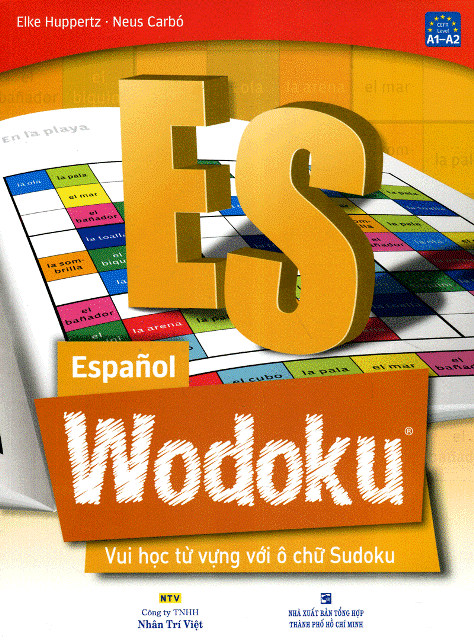 Lifestyle design[Xả Kho] Sách Español Wodoku Vui Học Từ Vựng Với Ô Chữ Sudoku tiếng Tây Ban Nha