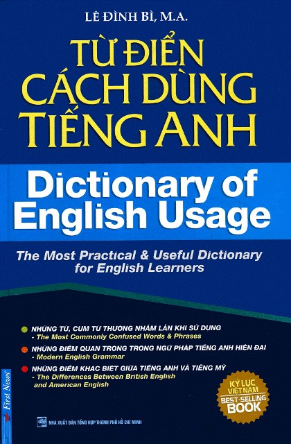 [Xả Kho] Sách Từ Điển Cách Dùng Tiếng Anh – Dictionary Of English Usage