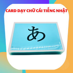 CARD DẠY CHỮ CÁI TIẾNG NHẬT HIRAGANA & KATAKANA (GV01)