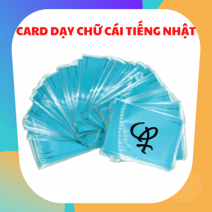 CARD DẠY CHỮ CÁI TIẾNG NHẬT HIRAGANA & KATAKANA (GV01)