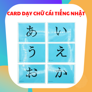 CARD DẠY CHỮ CÁI TIẾNG NHẬT HIRAGANA & KATAKANA (GV01)