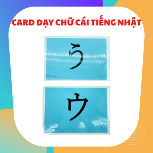 CARD DẠY CHỮ CÁI TIẾNG NHẬT HIRAGANA & KATAKANA (GV01)