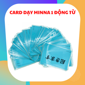 CARD DẠY MINNA NO NIHONGO SƠ CẤP 1 ĐỘNG TỪ (GV12)