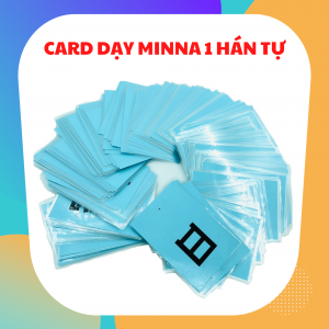 CARD DẠY MINNA NO NIHONGO SƠ CẤP 1 HÁN TỰ (GV06)