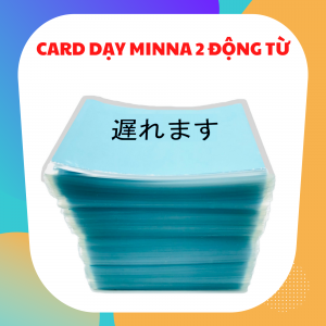 CARD DẠY MINNA NO NIHONGO SƠ CẤP 2 ĐỘNG TỪ (GV14)