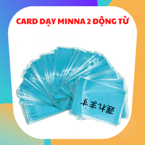 CARD DẠY MINNA NO NIHONGO SƠ CẤP 2 ĐỘNG TỪ (GV14)