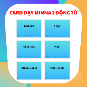 CARD DẠY MINNA NO NIHONGO SƠ CẤP 2 ĐỘNG TỪ (GV14)