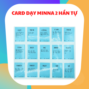 CARD DẠY MINNA NO NIHONGO SƠ CẤP 2 HÁN TỰ (GV10)