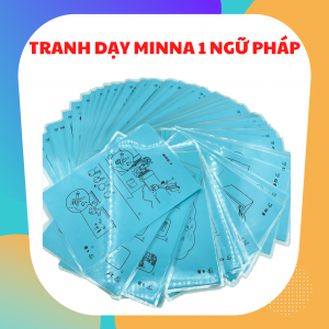 TRANH DẠY MINNA NO NIHONGO SƠ CẤP 1 DẪN NHẬP NGỮ PHÁP (GV04)