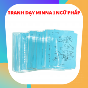 TRANH DẠY MINNA NO NIHONGO SƠ CẤP 1 DẪN NHẬP NGỮ PHÁP (GV04)