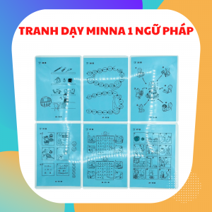 TRANH DẠY MINNA NO NIHONGO SƠ CẤP 1 DẪN NHẬP NGỮ PHÁP (GV04)