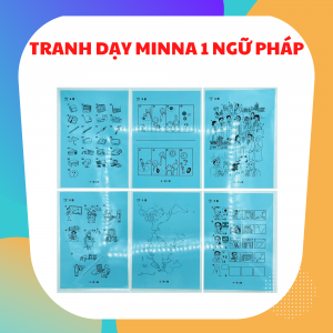 TRANH DẠY MINNA NO NIHONGO SƠ CẤP 1 DẪN NHẬP NGỮ PHÁP (GV04)