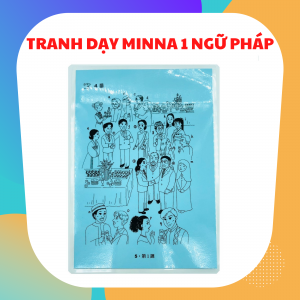 TRANH DẠY MINNA NO NIHONGO SƠ CẤP 1 DẪN NHẬP NGỮ PHÁP (GV04)