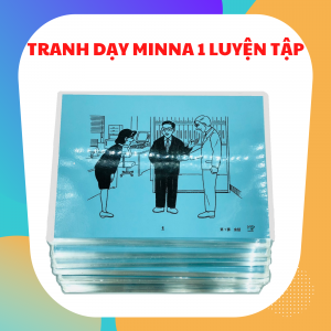 TRANH DẠY MINNA NO NIHONGO SƠ CẤP 1 LUYỆN TẬP NGỮ PHÁP (GV05)