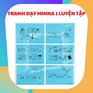 TRANH DẠY MINNA NO NIHONGO SƠ CẤP 1 LUYỆN TẬP NGỮ PHÁP (GV05)