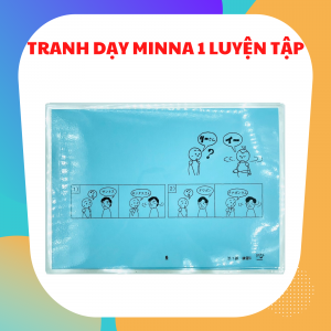 TRANH DẠY MINNA NO NIHONGO SƠ CẤP 1 LUYỆN TẬP NGỮ PHÁP (GV05)