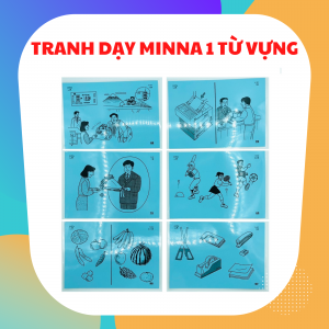 TRANH DẠY MINNA NO NIHONGO SƠ CẤP 1 TỪ VỰNG (GV03)