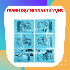 TRANH DẠY MINNA NO NIHONGO SƠ CẤP 1 TỪ VỰNG (GV03)