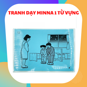 TRANH DẠY MINNA NO NIHONGO SƠ CẤP 1 TỪ VỰNG (GV03)