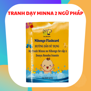 TRANH DẠY MINNA NO NIHONGO SƠ CẤP 2 DẪN NHẬP NGỮ PHÁP (GV08)