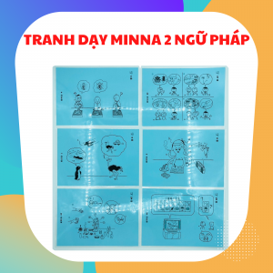 TRANH DẠY MINNA NO NIHONGO SƠ CẤP 2 DẪN NHẬP NGỮ PHÁP (GV08)