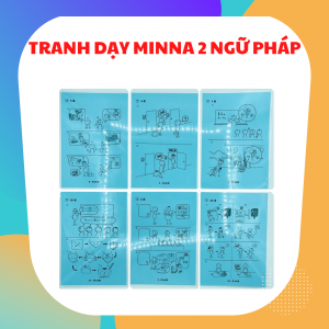 TRANH DẠY MINNA NO NIHONGO SƠ CẤP 2 DẪN NHẬP NGỮ PHÁP (GV08)