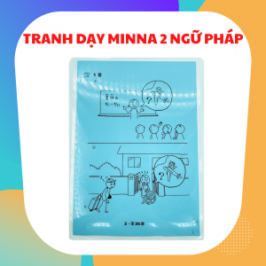 TRANH DẠY MINNA NO NIHONGO SƠ CẤP 2 DẪN NHẬP NGỮ PHÁP (GV08)