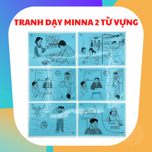 TRANH DẠY MINNA NO NIHONGO SƠ CẤP 2 TỪ VỰNG (GV07)