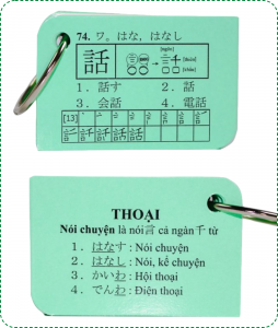 Flashcards Thẻ Học Tiếng Nhật Thẻ Kanji N4 và N5